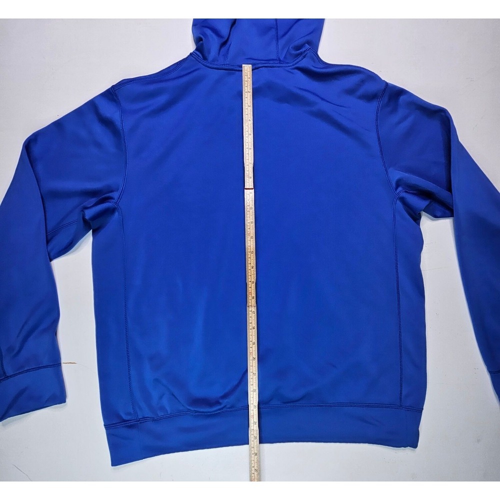 Nike Mens Thermafit Hoodie Center Spellout‎ Blue Long Sleeve Size M 625167-480 - Picture 13 of 15